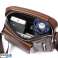 Uomo&amp;#039; s bag Freddie ~ cavin (marrone scuro) | Uomo&amp;#039; s Borsa a tracolla in pelle | Borsa impermeabile foto 5