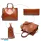 Élégant sac à main Ophelia Rehaussez votre collection avec un attrait en cuir élégant Variation marron photo 2