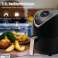AirFryer 1400W und 5,5 Liter Volumen und LED-Anzeige AirFryer mit Timer Antihaftbeschichtung Airfryer für die Küche mit 220-240 Volt Eingang 7 in 1 Airfryer Bild 1