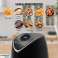 AirFryer 1400W und 5,5 Liter Volumen und LED-Anzeige AirFryer mit Timer Antihaftbeschichtung Airfryer für die Küche mit 220-240 Volt Eingang 7 in 1 Airfryer Bild 4