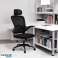 Drehbarer Bürostuhl &amp;#039; Mistral Black&amp;#039;, Mesh für Schreibtisch KO28CZ Schwarz Bild 1