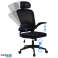 Drehbarer Bürostuhl &amp;#039; Mistral Black&amp;#039;, Mesh für Schreibtisch KO28CZ Schwarz Bild 3