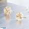 Boucles d’oreilles en acier inoxydable plaqué or KST3148 Femmes&amp;#039 ; s boucles d’oreilles en plaqué or photo 1
