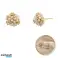 Boucles d’oreilles en acier inoxydable plaqué or KST3148 Femmes&amp;#039 ; s boucles d’oreilles en plaqué or photo 4