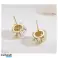 Boucles d’oreilles en acier inoxydable plaqué or KST3148 Femmes&amp;#039 ; s boucles d’oreilles en plaqué or photo 3
