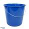 Seaux de différentes tailles et couleurs 5lite/ 10 litres/ 12 litres noir, rouge et bleu avec poignée en métal photo 3
