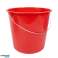 Seaux de différentes tailles et couleurs 5lite/ 10 litres/ 12 litres noir, rouge et bleu avec poignée en métal photo 2