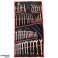 KOMBINÁLT KULCSOK KOMBINÁLT KULCSOK 6-32mm TORX KULCS KÉSZLET CRV 47db kép 2