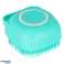 Nettoyant pour brosse en silicone pour laver les chiens chats avec distributeur menthe photo 1