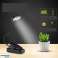 Lámpara de mesa LED de 1,8 W con carga USB, luz blanca cálida y fría, plegable de 360 °, batería de 500 mAh fotografía 1