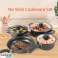 Herzberg HG 04241: Set di pentole antiaderenti da 13 pezzi con set di cucchiai da cucina in nylon foto 2