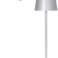 Farbe Silber Dimmbare LED Wireless Tischleuchte mit Touch-Steuerung - für den Innenbereich IP20 für Zuhause oder Restaurant - 4000 mAh Akku - 3000K Warm Bild 2