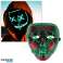 Transformez vos offres d’Halloween avec nos masques LED effrayants pour une variation rose crâne à impact maximal photo 1