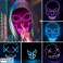 Verwandeln Sie Ihre Halloween-Angebote mit unseren gruseligen LED-Masken für maximale Wirkung Skull Blue Variation Bild 2