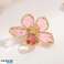 Διακοσμητική καρφίτσα Crystal Flower BZ142 Κομψή καρφίτσα με κρύσταλλα εικόνα 1
