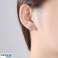 Boucles d’oreilles chien en acier inoxydable, clou d’oreille S925, zircons KST3302 Femme&amp;#039 ; s boucles d’oreilles en acier inoxydable photo 1