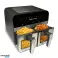 Comfy Nest CN AFD45WS: 2400W Διπλό S/S Καλάθι Ψηφιακό Αεροπλάνο με Παράθυρο 9L εικόνα 1