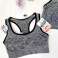 020186 women's sports top by DIM. It is a model in the lot in gray image 2
