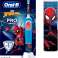 Brosse à dents électrique pour enfants Oral-B Pro - Spiderman Edition avec étui de voyage - Pour les enfants à partir de 3 ans photo 1