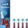 Oral-B Pro Disney Kids Spiderman - Paquet de 4 têtes de brosse - remise sur volume photo 1