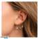 Ohrring aus 14 Karat vergoldetem Edelstahl mit kristallfruchtigem Ear Cuff 1 Stück K1546WZ2 Bild 4