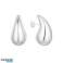 Clous d’oreilles en acier inoxydable plaqué or 3,1 cm KST3222 Boucles d’oreilles élégantes et stylées. photo 1