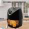AirFryer 1400W e 5,5 litri di volume Friggitrice ad aria di alta qualità con timer rivestimento antiaderente Friggitrice ad aria per cucina con ingresso 220-240 Volt 7 in 1 Friggitrice ad aria foto 2