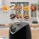 AirFryer 1400W e 5,5 litri di volume Friggitrice ad aria di alta qualità con timer rivestimento antiaderente Friggitrice ad aria per cucina con ingresso 220-240 Volt 7 in 1 Friggitrice ad aria foto 4