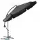 PARASOL OGRODOWY SZARY DUŻY SKŁĄDANY REGULOWANY Z WYSIEGNIKIEM 350CM 3,5M ONDRAGON zdjęcie 4