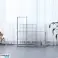 Herzberg HG 03633: Scaffale per scale a 9 strati Scaffale per librerie 125x125cm Grigio foto 4