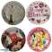 Mélange de fournitures de fête, assiettes, tasses, serviettes, décoration, fournitures d’anniversaire, stock restant en gros photo 2