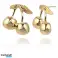 Boucles d’oreilles en acier inoxydable plaqué or KST3356 photo 2