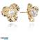Boucles d’oreilles en acier inoxydable plaqué or KST3358 photo 1
