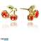 Boucles d’oreilles en acier inoxydable plaqué or KST3359 photo 1