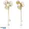 Boucles d’oreilles en acier inoxydable plaqué or KST3361 photo 1