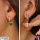 Boucles d’oreilles en acier inoxydable plaqué or KST2942 photo 1
