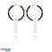 Boucles d’oreilles en acier inoxydable plaqué or KST2943 photo 1