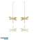 Boucles d’oreilles en acier inoxydable plaqué or KST2947 photo 1