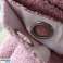 Teddy fleece thermal eyelet ready made curtain stock lot image 10
