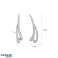 Boucles d’oreilles en acier inoxydable plaqué or KST2897 photo 3