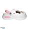 EVA Platform Sabots voor dames met Jose Amorales jibbitz 124471 wit-roze foto 2