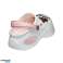 EVA Platform Sabots voor dames met Jose Amorales jibbitz 124471 wit-roze foto 3