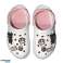 EVA Platform Sabots voor dames met Jose Amorales jibbitz 124471 wit-roze foto 1