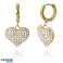 Boucles d’oreilles en acier inoxydable plaqué or KST3348 Femme&amp;#039 ; s boucles d’oreilles en plaqué or photo 1