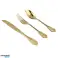 PTMD Thrust cutlery set in gift box gold-colored set of 3 Stainless Steel Titanium gold image 1