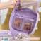 Women&amp;#039;s cosmetic bag quilted case with handle 18.5 x 12.5 x 13cm KS139FIO image 6