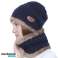 Ensemble chapeau et écharpe d’hiver élégant et confortable pour tous vos clients prêts pour l’hiver !  Variation rouge photo 1