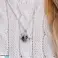 Løft produktlinjen din med den tidløse Crystal Heart Necklace Purple Heart-varianten bilde 3