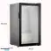 Refrigerated display cabinet, 92 L,Temperature control, Glass door, H 83.2 cm, Black image 6