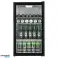 Refrigerated display cabinet, 92 L,Temperature control, Glass door, H 83.2 cm, Black image 4